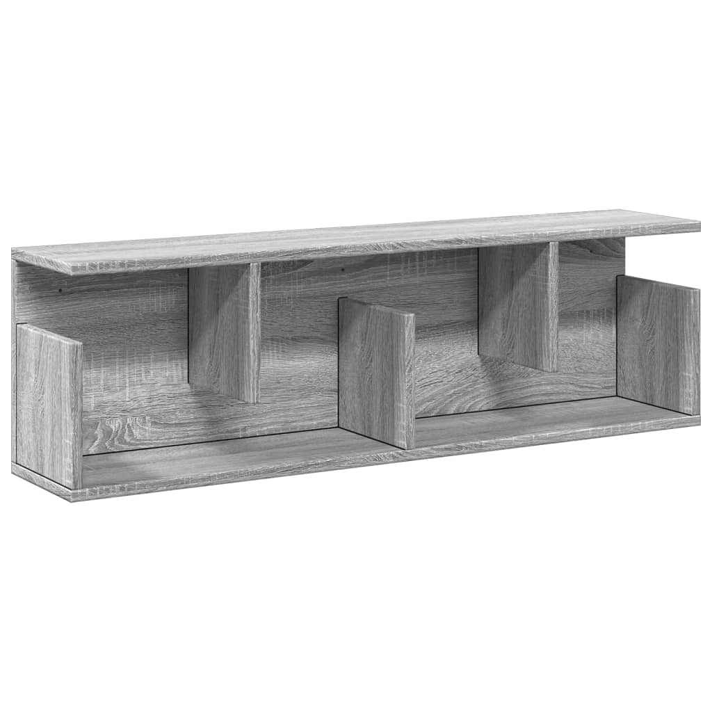 Armoire murale 100x20x30 cm sonoma gris bois d'ingénierie