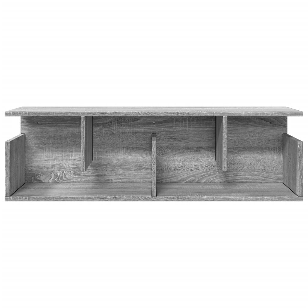 Armoire murale 100x20x30 cm sonoma gris bois d'ingénierie