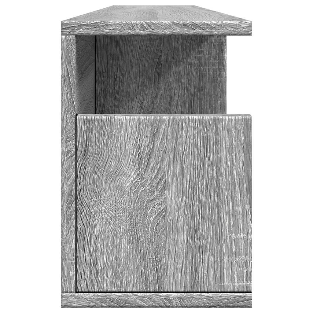 Armoire murale 100x20x30 cm sonoma gris bois d'ingénierie