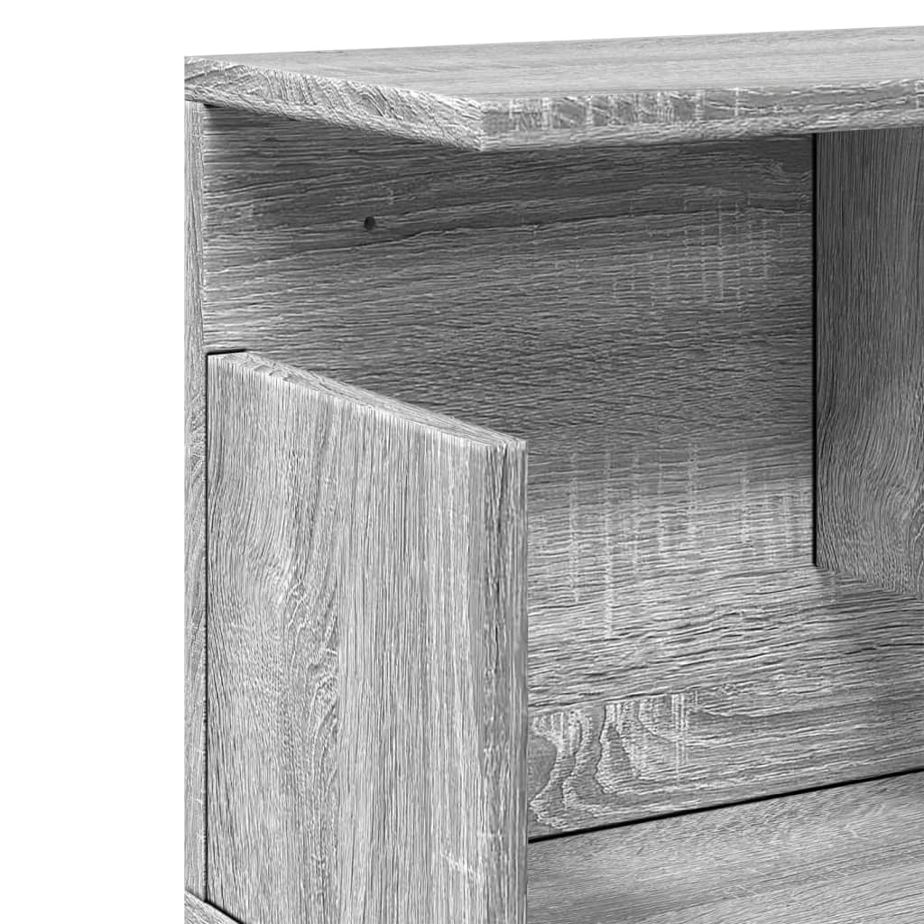 Armoire murale 100x20x30 cm sonoma gris bois d'ingénierie
