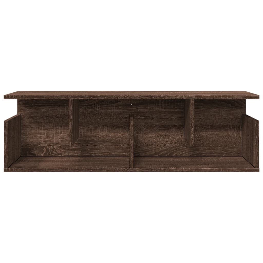 Armoire murale 100x20x30 cm chêne marron bois d'ingénierie