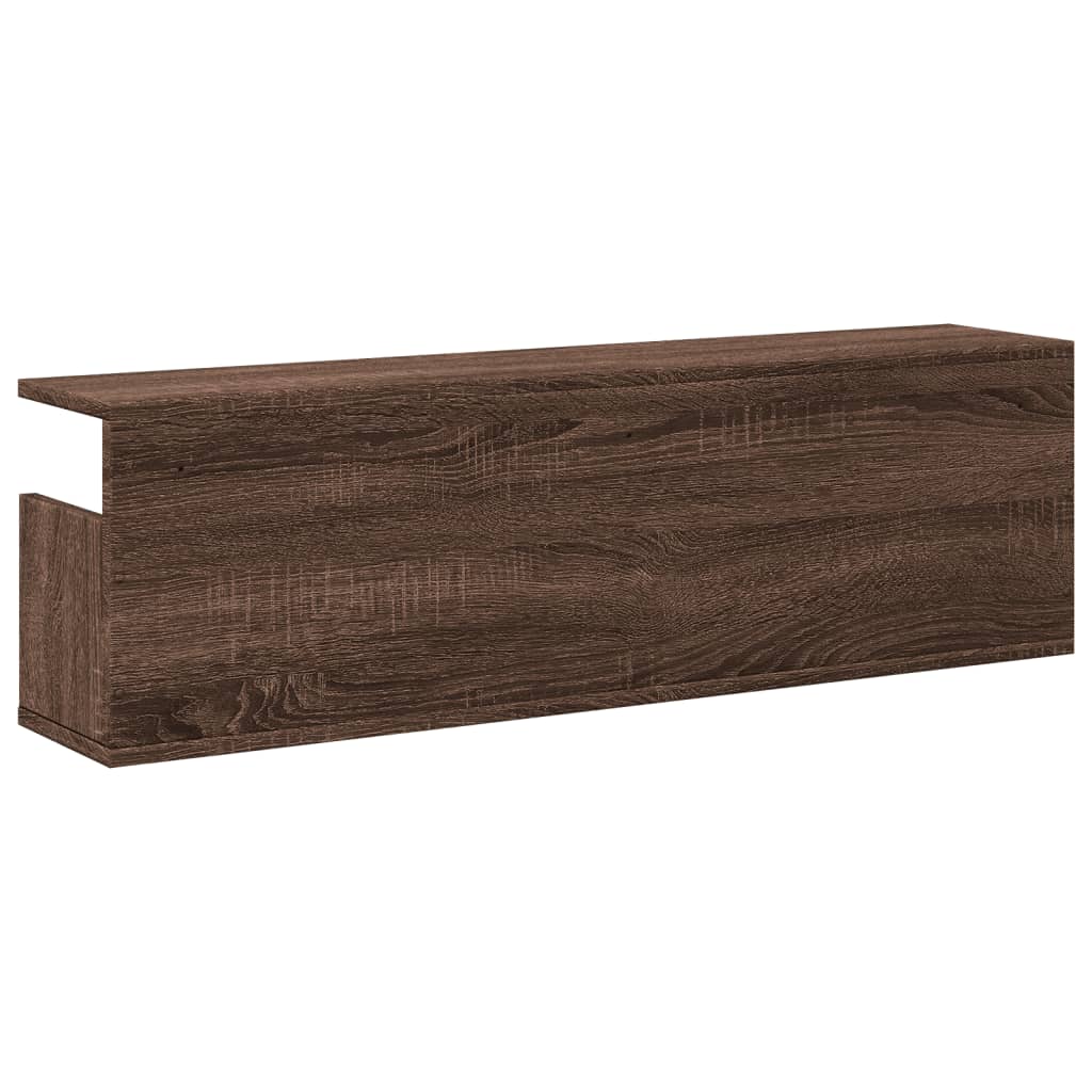 Armoire murale 100x20x30 cm chêne marron bois d'ingénierie