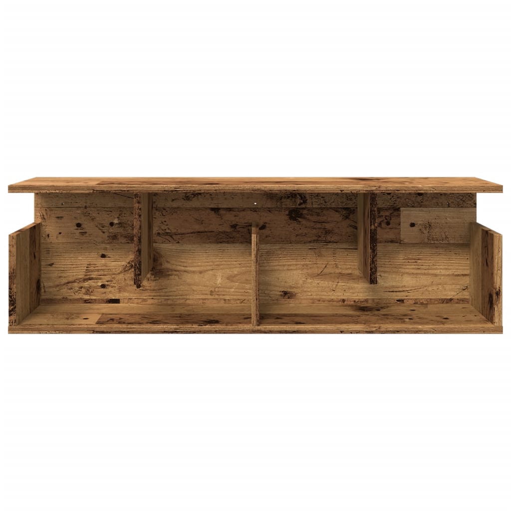 Armoire murale 100x20x30 cm vieux bois bois d'ingénierie - XIOS