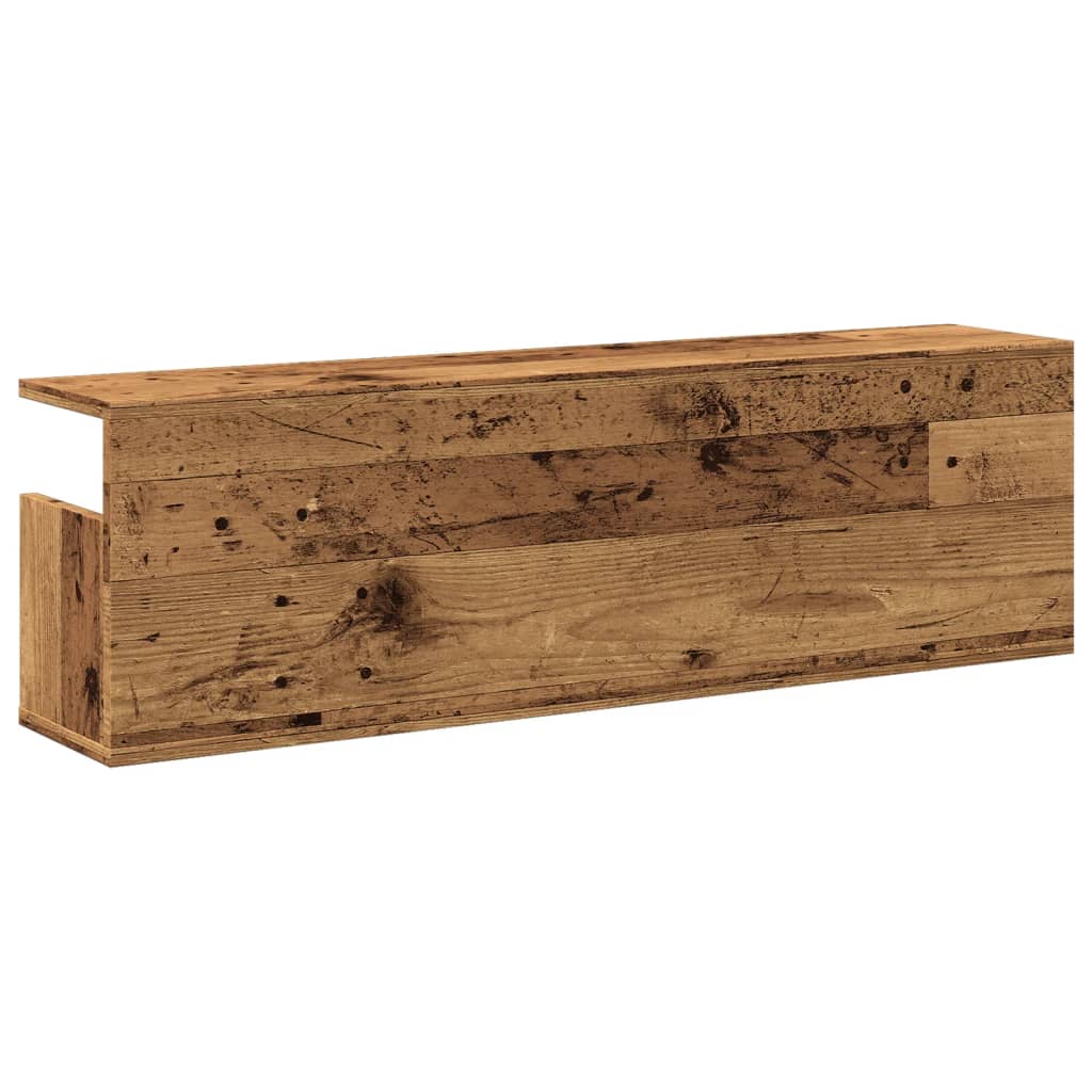Armoire murale 100x20x30 cm vieux bois bois d'ingénierie - XIOS