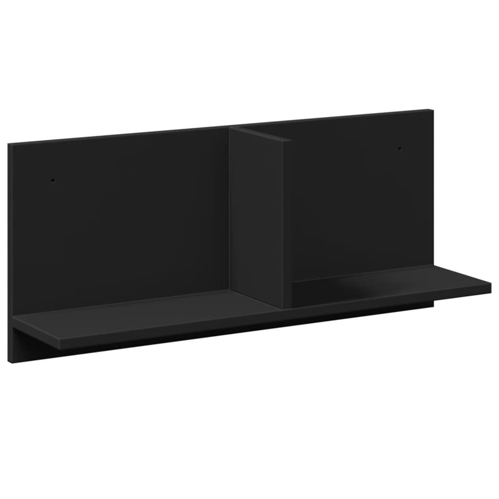 Armoire murale 70x16,5x30 cm noir bois d'ingénierie - XIOS