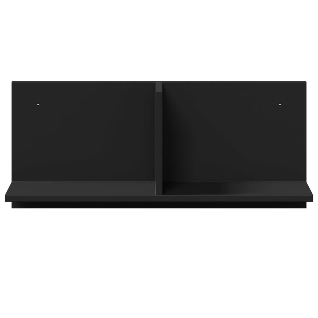 Armoire murale 70x16,5x30 cm noir bois d'ingénierie - XIOS
