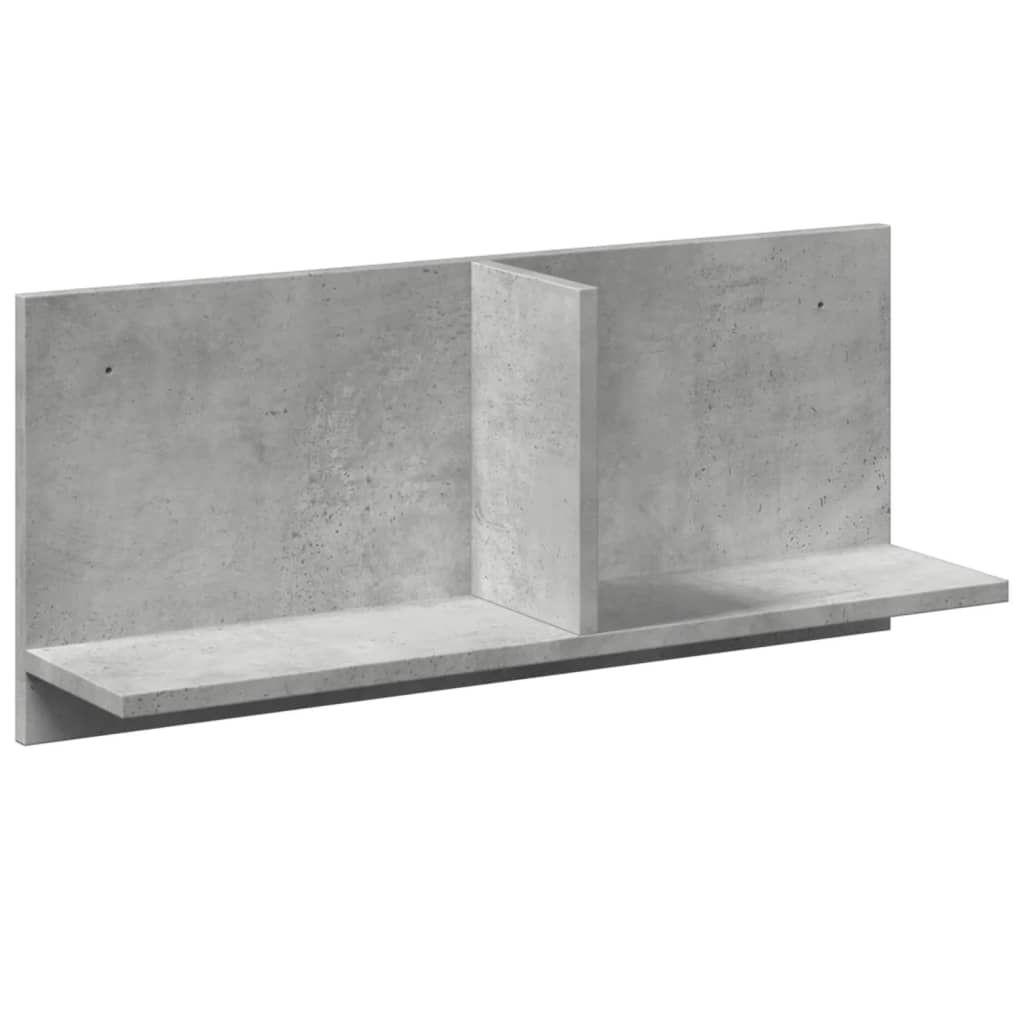 Armoire murale 70x16,5x30 gris béton cm bois d'ingénierie - XIOS