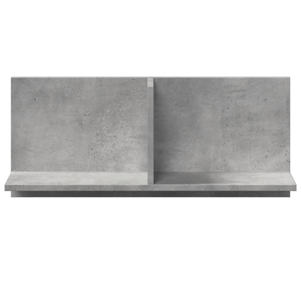 Armoire murale 70x16,5x30 gris béton cm bois d'ingénierie - XIOS