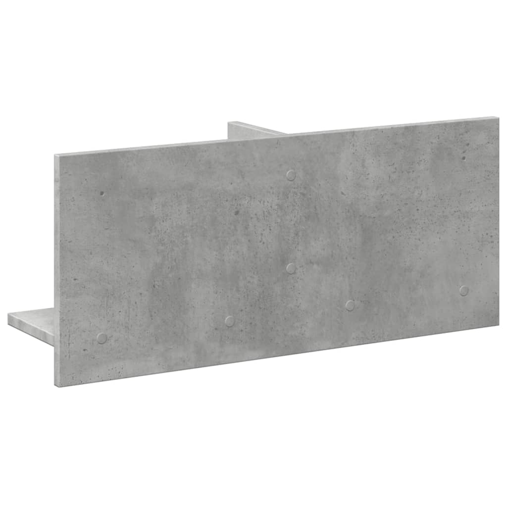 Armoire murale 70x16,5x30 gris béton cm bois d'ingénierie - XIOS