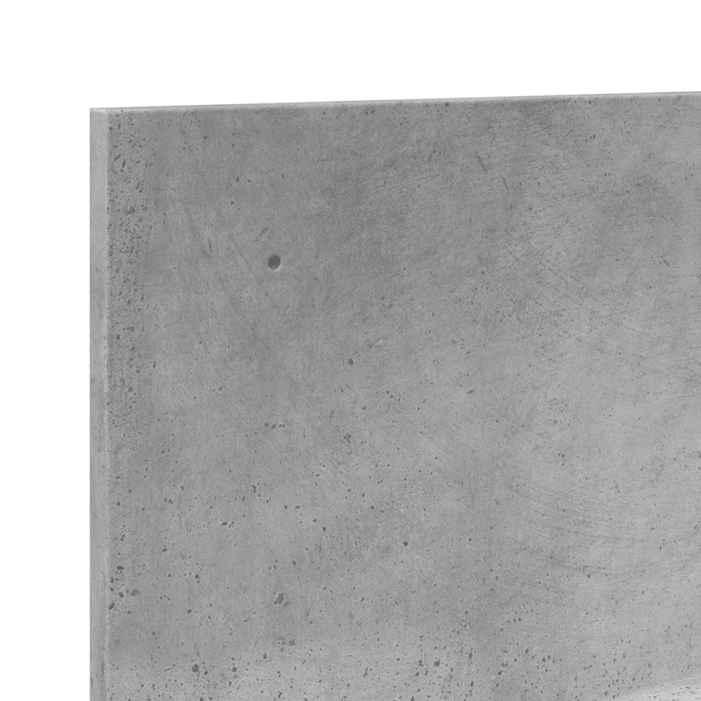 Armoire murale 70x16,5x30 gris béton cm bois d'ingénierie - XIOS