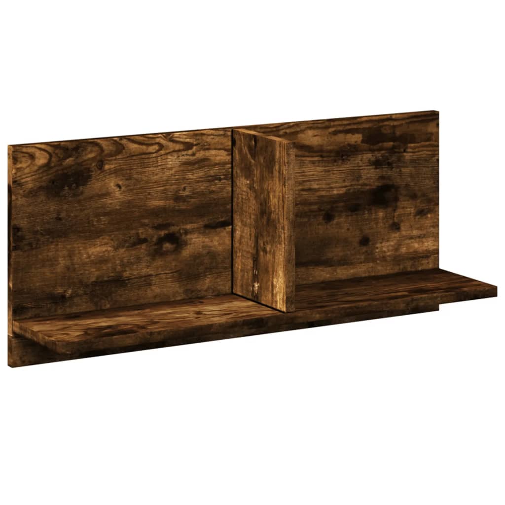 Armoire murale 70x16,5x30 cm chêne fumé bois d'ingénierie
