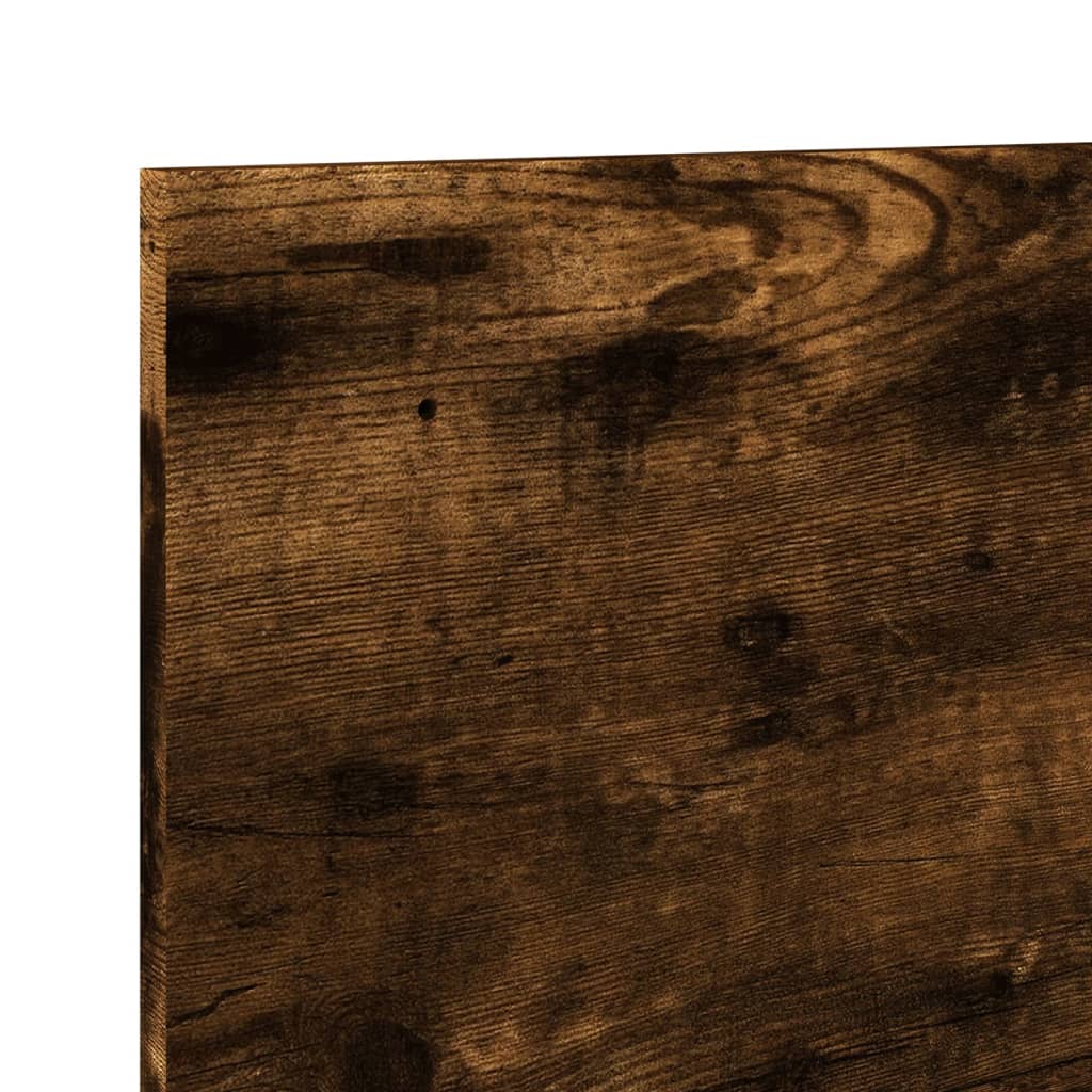 Armoire murale 70x16,5x30 cm chêne fumé bois d'ingénierie