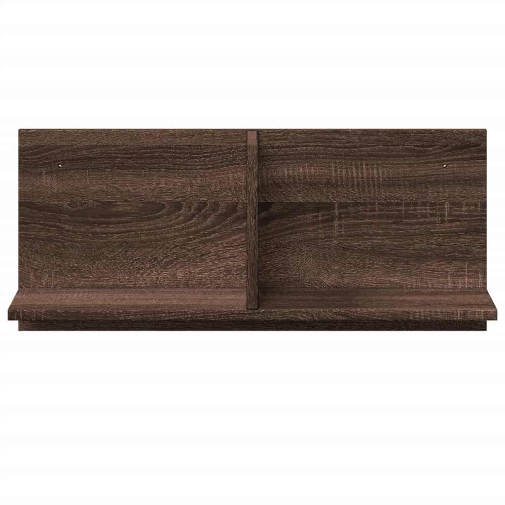 Armoire murale 70x16,5x30 cm chêne marron bois d'ingénierie