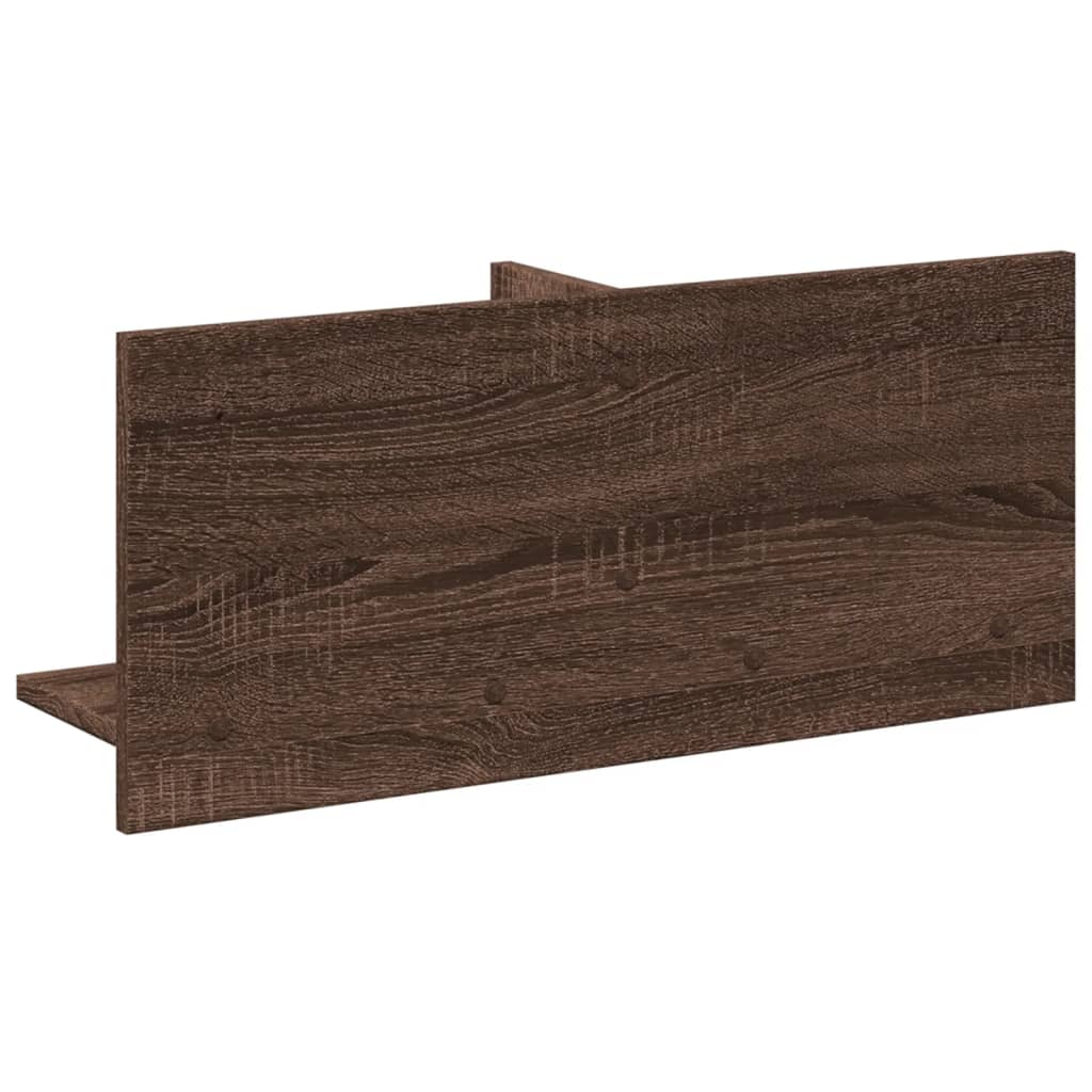 Armoire murale 70x16,5x30 cm chêne marron bois d'ingénierie