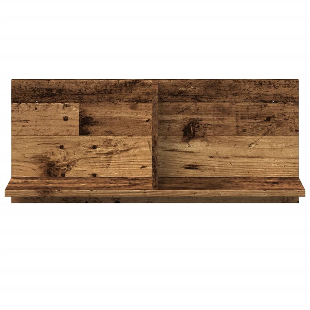 Armoire murale 70x16,5x30 cm vieux bois bois d'ingénierie