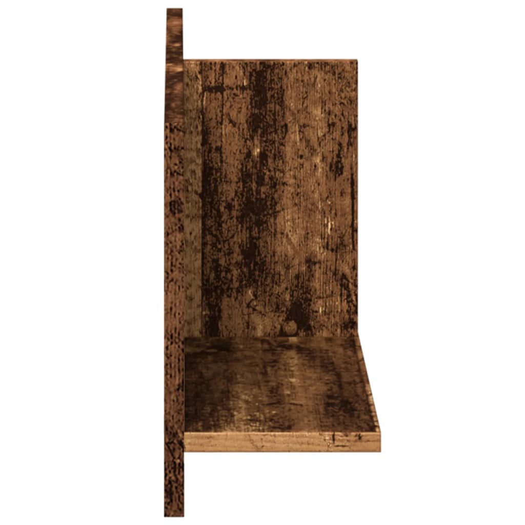 Armoire murale 70x16,5x30 cm vieux bois bois d'ingénierie