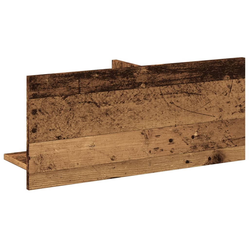 Armoire murale 70x16,5x30 cm vieux bois bois d'ingénierie