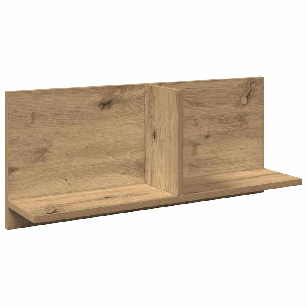 Armoire murale 70x16,5x30 cm chêne artisanal bois d'ingénierie