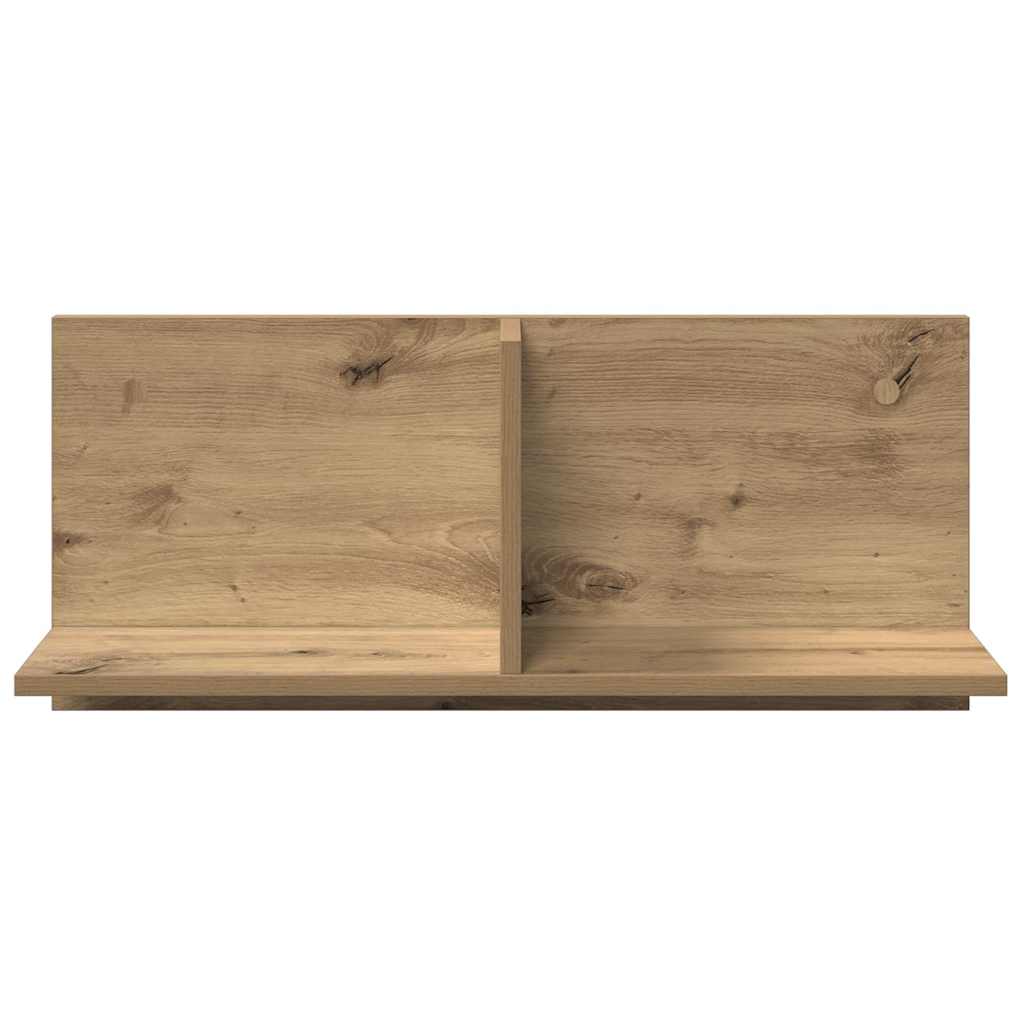 Armoire murale 70x16,5x30 cm chêne artisanal bois d'ingénierie