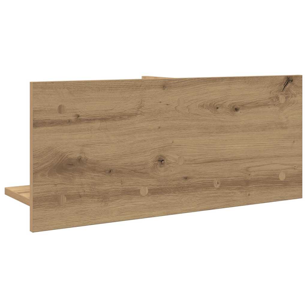 Armoire murale 70x16,5x30 cm chêne artisanal bois d'ingénierie