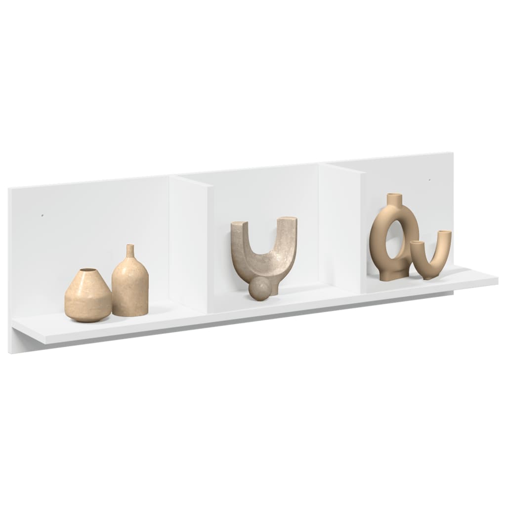 Armoire murale 100x16,5x30 cm blanc bois d'ingénierie - XIOS