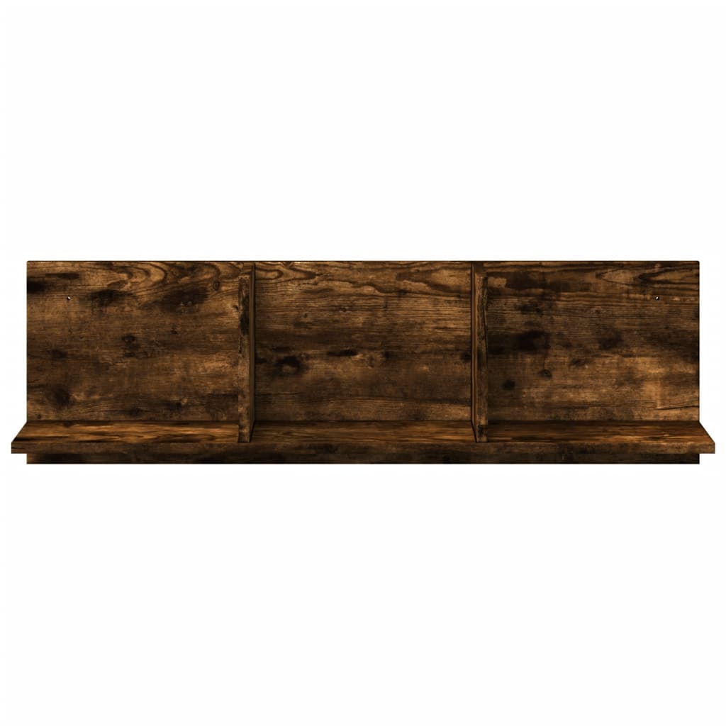 Armoire murale 100x16,5x30 cm chêne fumé bois d'ingénierie - XIOS