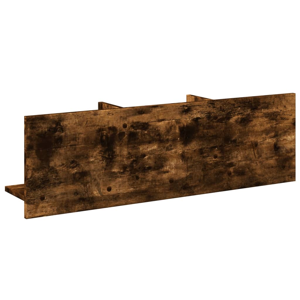 Armoire murale 100x16,5x30 cm chêne fumé bois d'ingénierie - XIOS