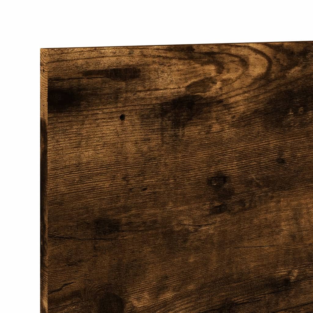 Armoire murale 100x16,5x30 cm chêne fumé bois d'ingénierie - XIOS