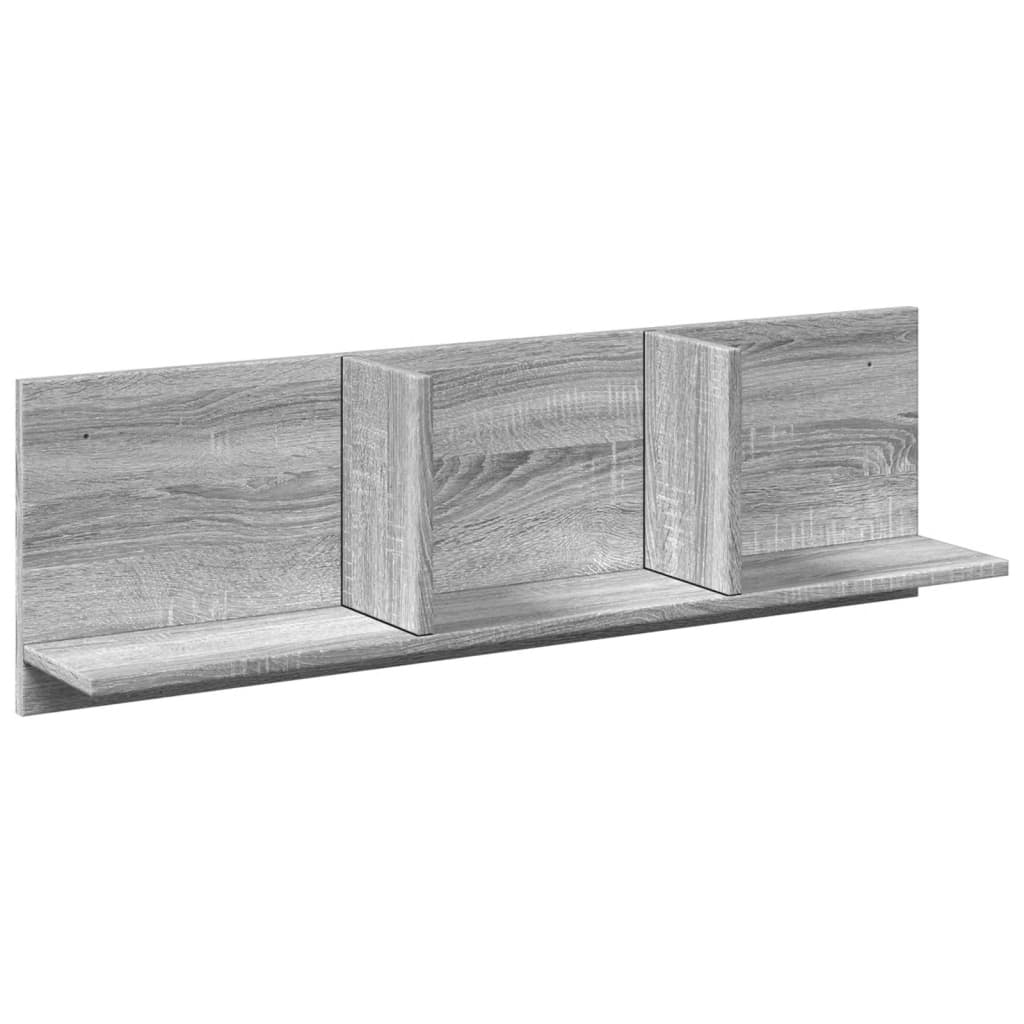 Armoire murale 100x16,5x30 cm sonoma gris bois d'ingénierie - XIOS