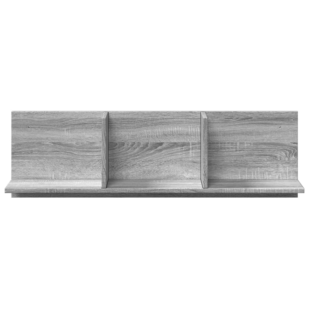 Armoire murale 100x16,5x30 cm sonoma gris bois d'ingénierie - XIOS