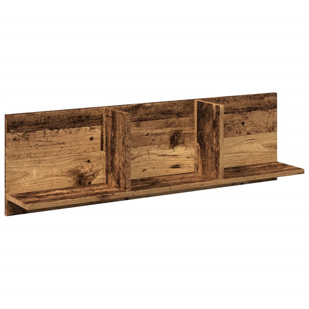 Armoire murale 100x16,5x30 cm vieux bois bois d'ingénierie - XIOS