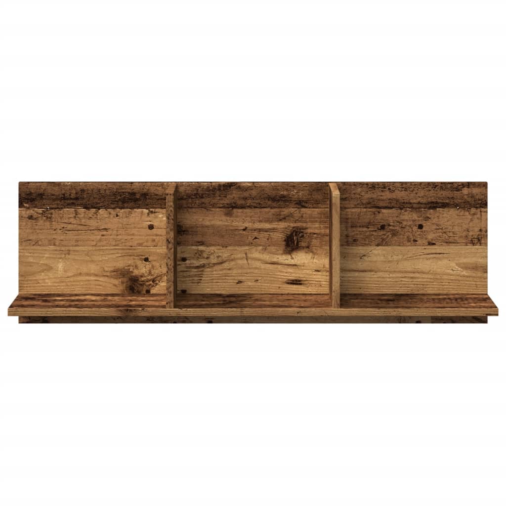 Armoire murale 100x16,5x30 cm vieux bois bois d'ingénierie - XIOS