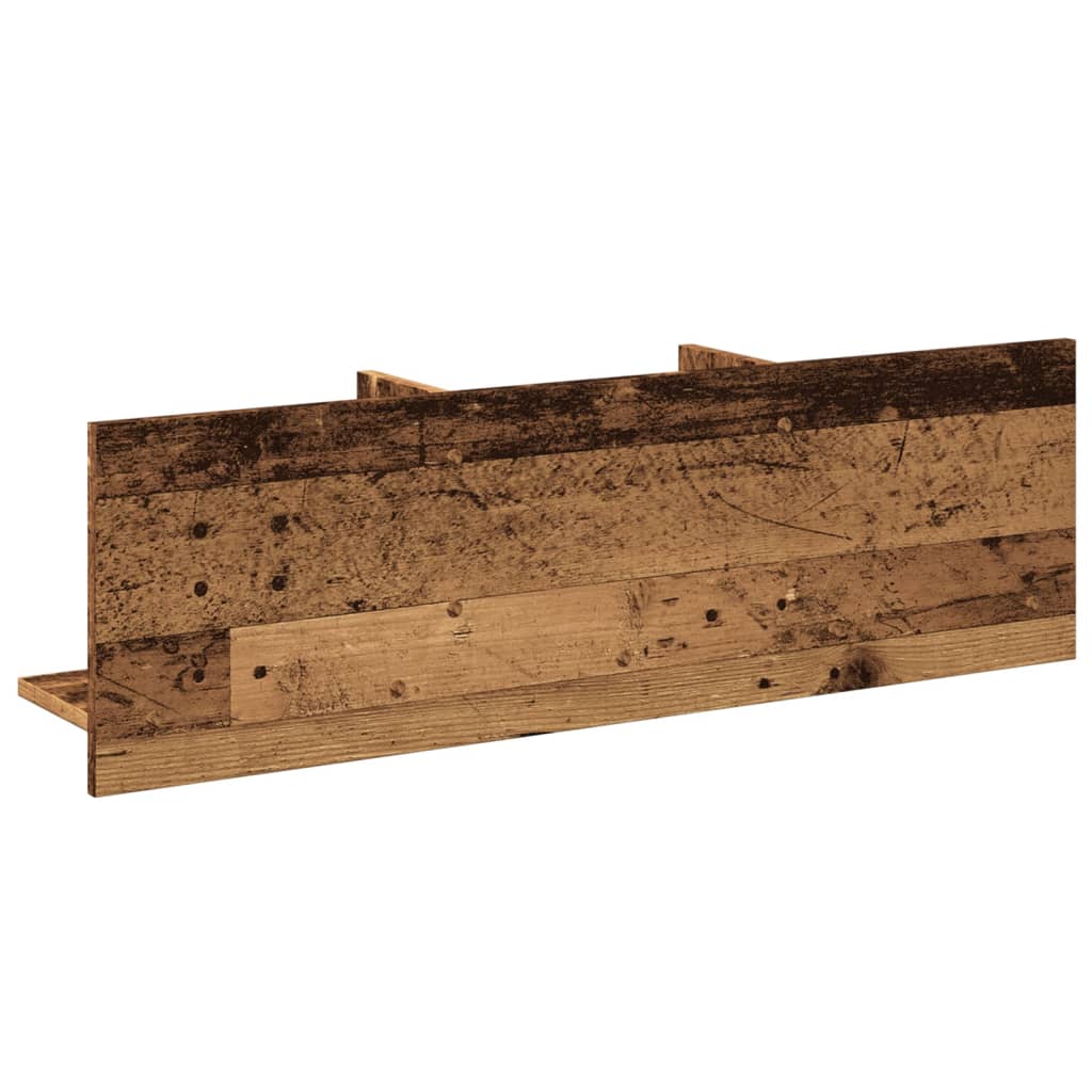 Armoire murale 100x16,5x30 cm vieux bois bois d'ingénierie - XIOS
