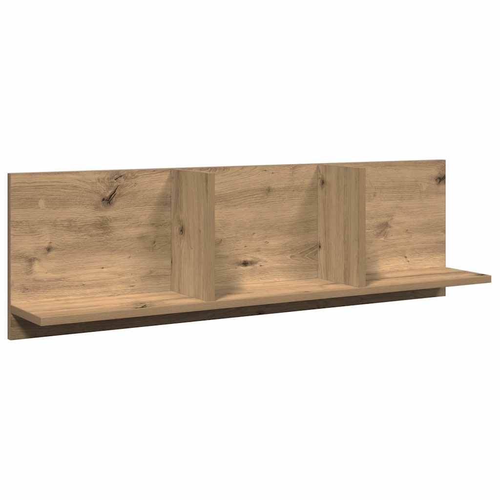Armoire murale 100x16,5x30 cm chêne artisanal bois d'ingénierie