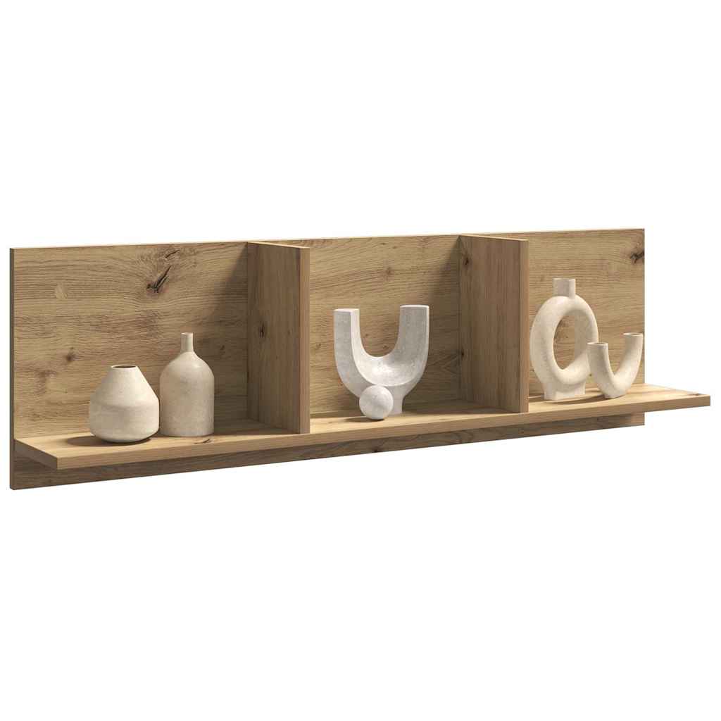 Armoire murale 100x16,5x30 cm chêne artisanal bois d'ingénierie