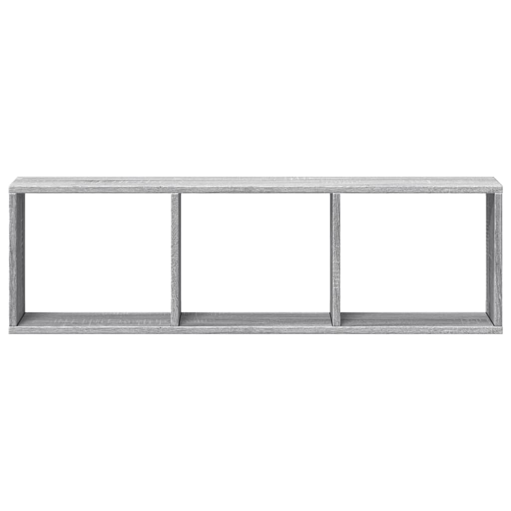 Armoire murale 100x16x30 cm sonoma gris bois d'ingénierie - XIOS
