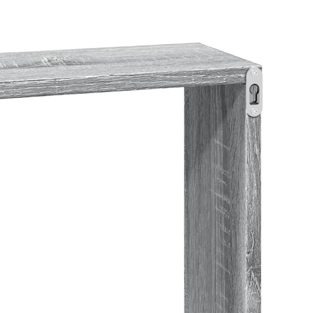 Armoire murale 100x16x30 cm sonoma gris bois d'ingénierie - XIOS