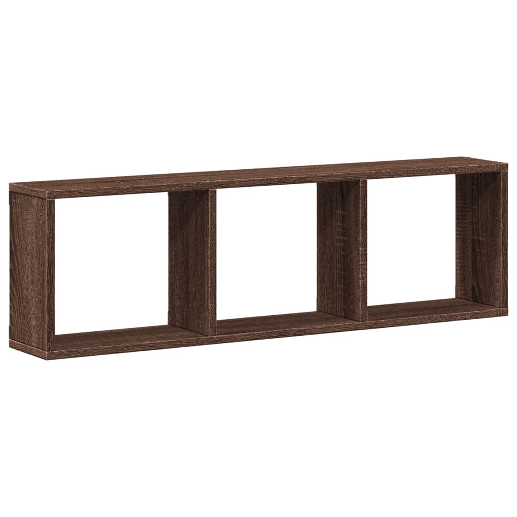 Armoire murale 100x16x30 cm chêne marron bois d'ingénierie
