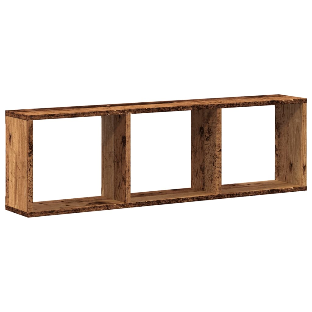 Armoire murale 100x16x30 cm vieux bois bois d'ingénierie