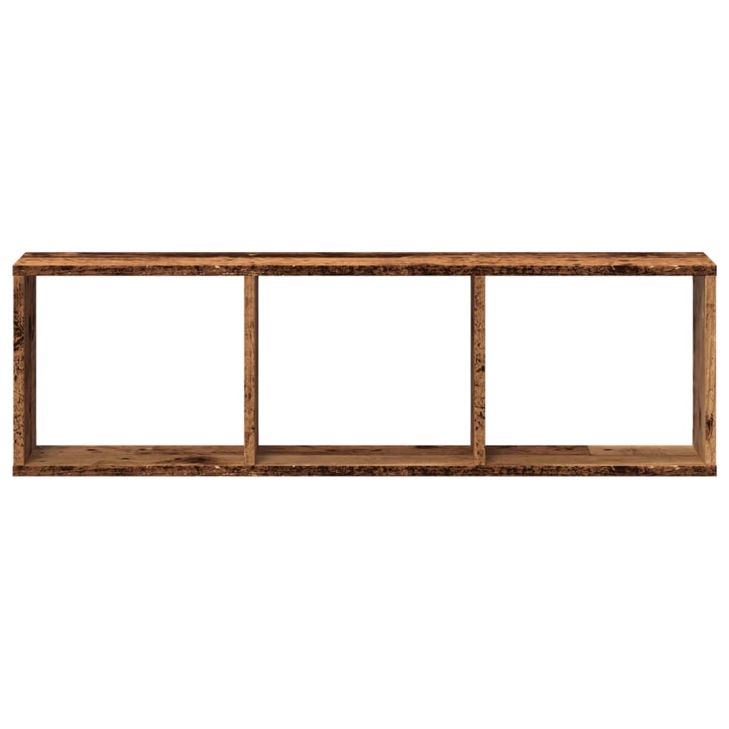 Armoire murale 100x16x30 cm vieux bois bois d'ingénierie