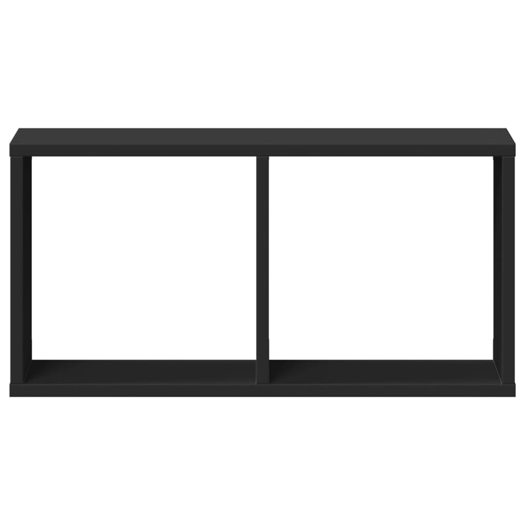 Armoire murale 60x16x30 cm noir bois d'ingénierie - XIOS