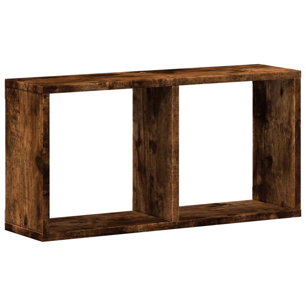 Armoire murale 60x16x30 cm chêne fumé bois d'ingénierie - XIOS