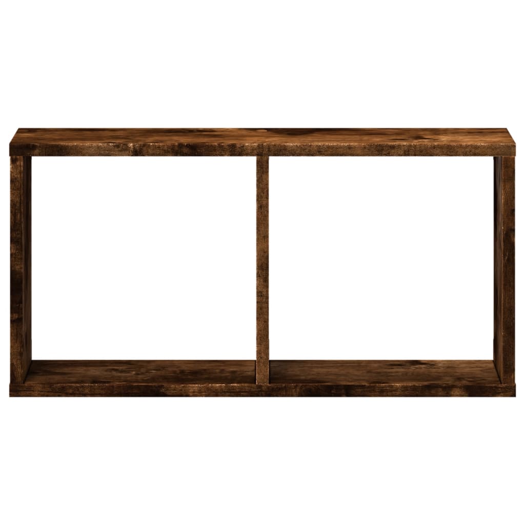 Armoire murale 60x16x30 cm chêne fumé bois d'ingénierie - XIOS