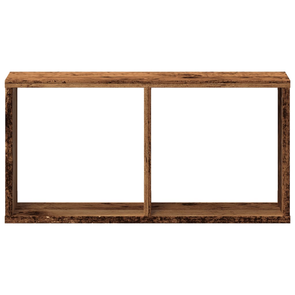 Armoire murale 60x16x30 cm vieux bois bois d'ingénierie - XIOS