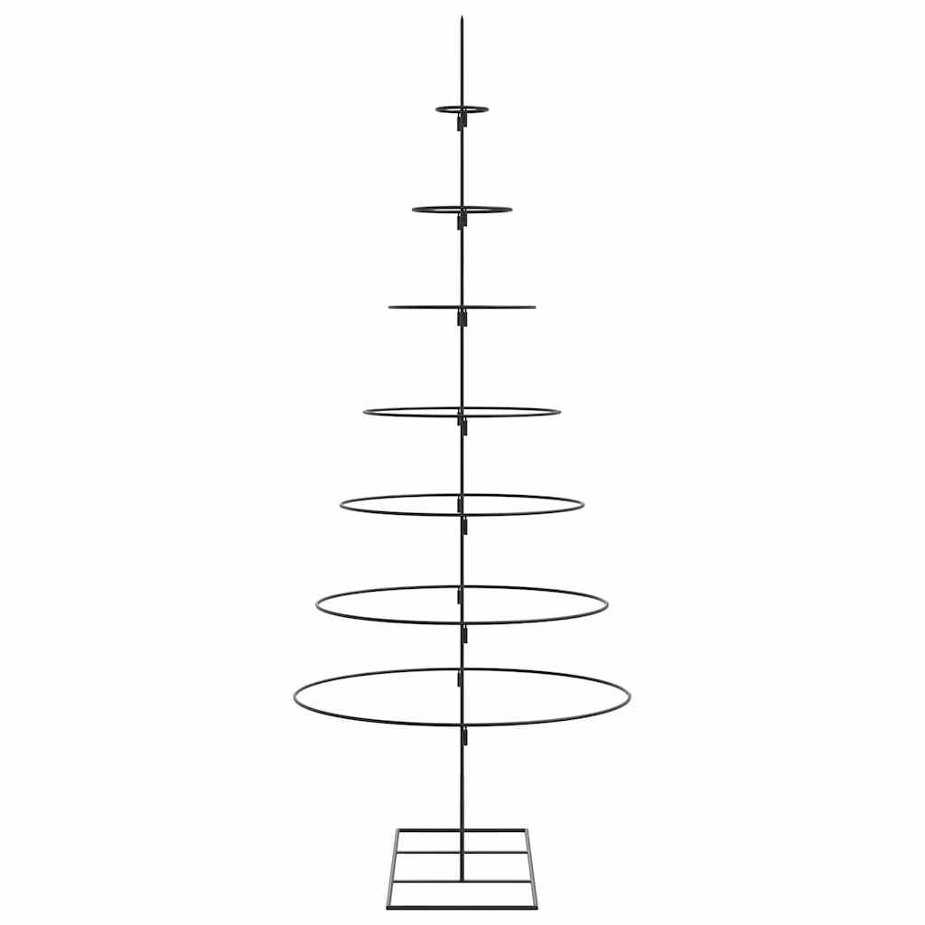 Arbre de Noël en métal pour décoration noir 180 cm - XIOS