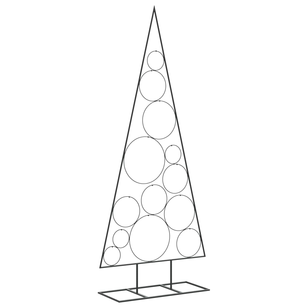 Arbre de Noël en métal pour décoration noir 150 cm - XIOS