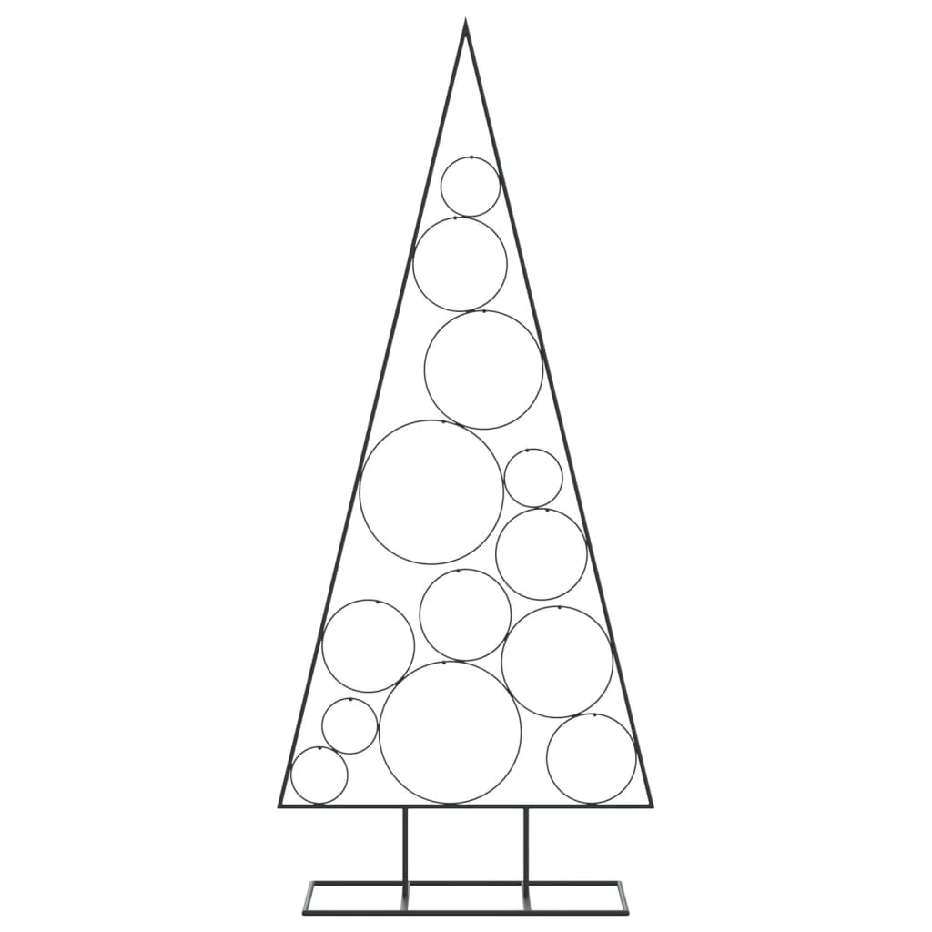 Arbre de Noël en métal pour décoration noir 150 cm - XIOS