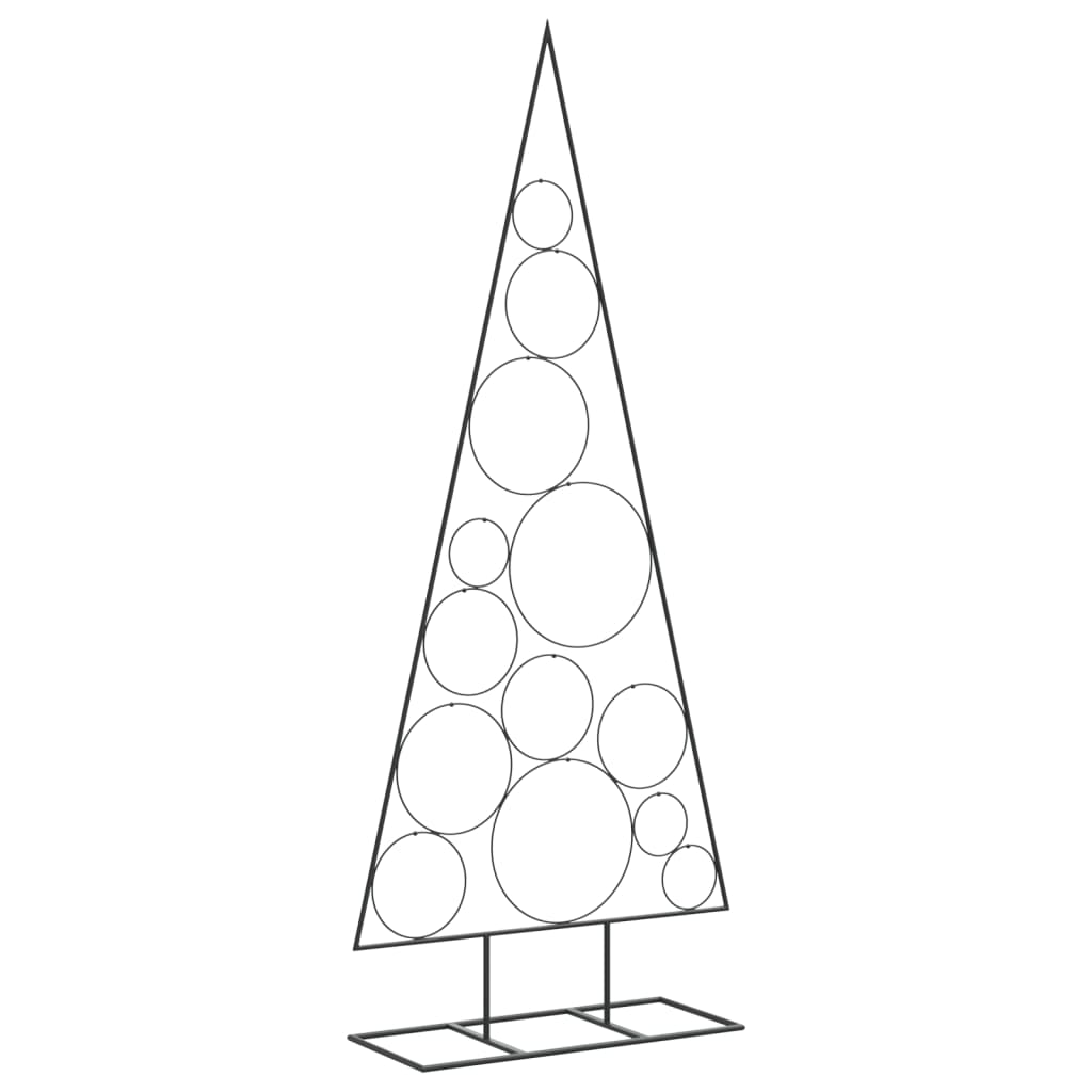 Arbre de Noël en métal pour décoration noir 150 cm - XIOS