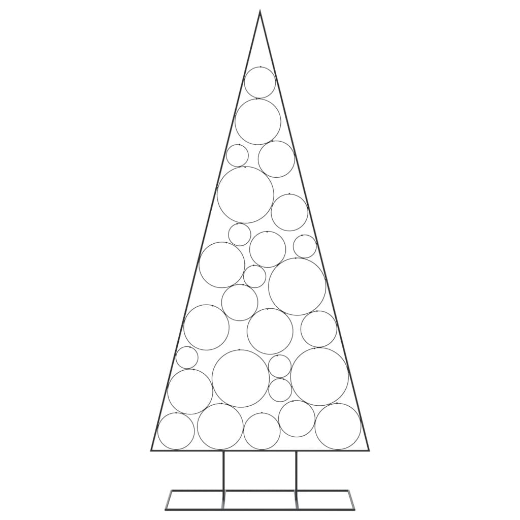 Arbre de Noël en métal pour décoration noir 210 cm - XIOS