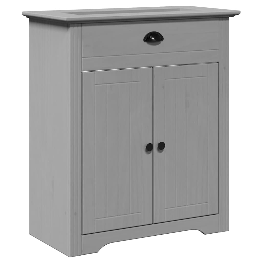 Armoire de lavabo de salle de bain BODO gris 70x35x80 cm Ensembles de mobilier pour salles de bains vidaXL